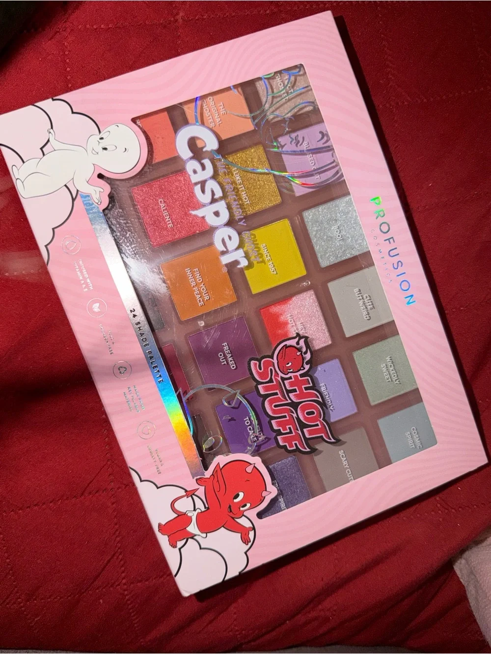 Profusion Cosmetics Pink & Purple Multi-Tone Eyeshadow Palette
